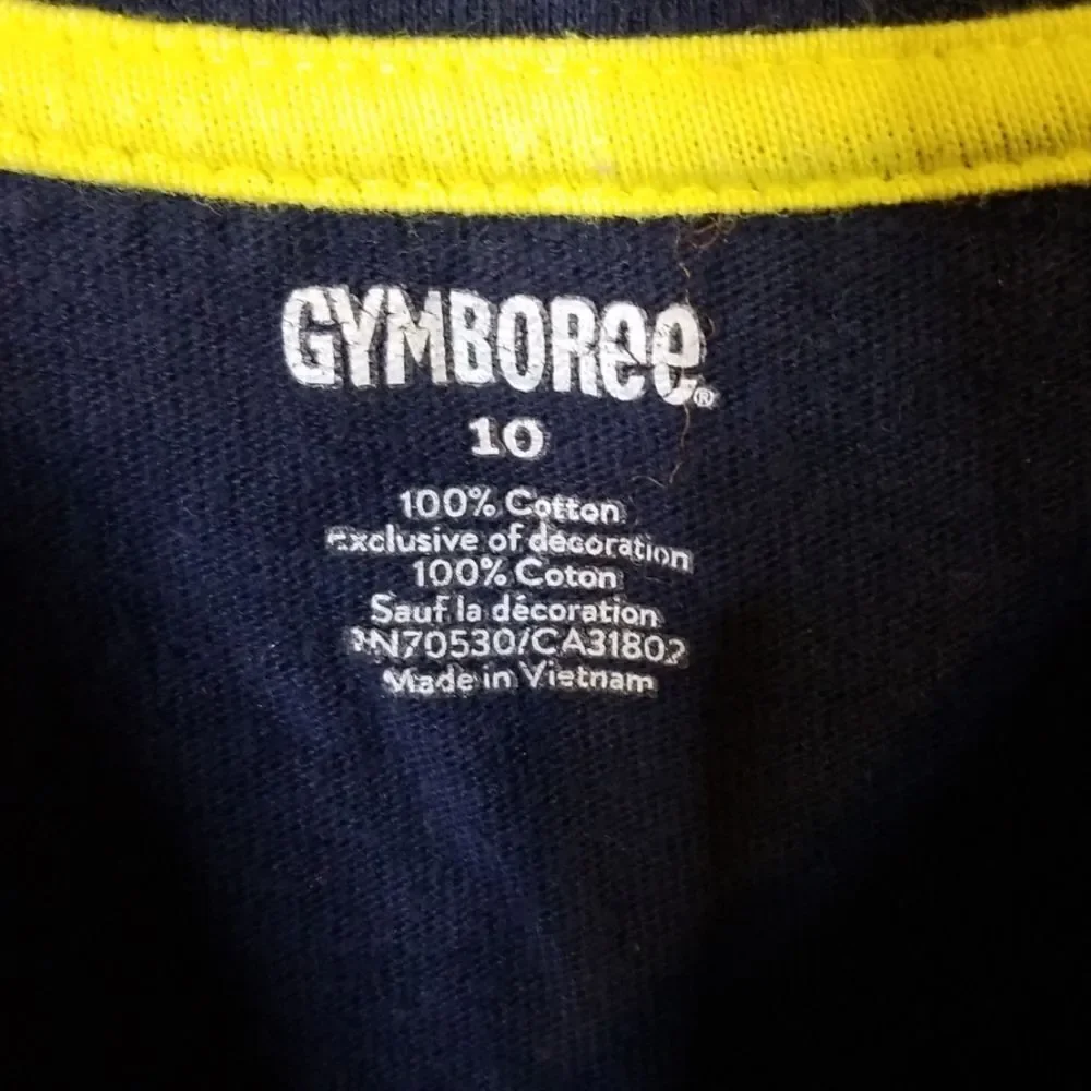 Gymboree Party Bear‎ Long Sleeve Navy T-Shirt